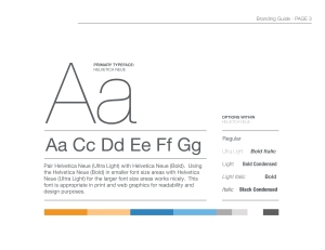 Branding Guide_Font/ColorScheme Page